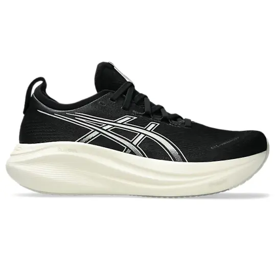 Cover image of BLACK/LAKE GREY Asics Gel-Nimbus 27 Men's