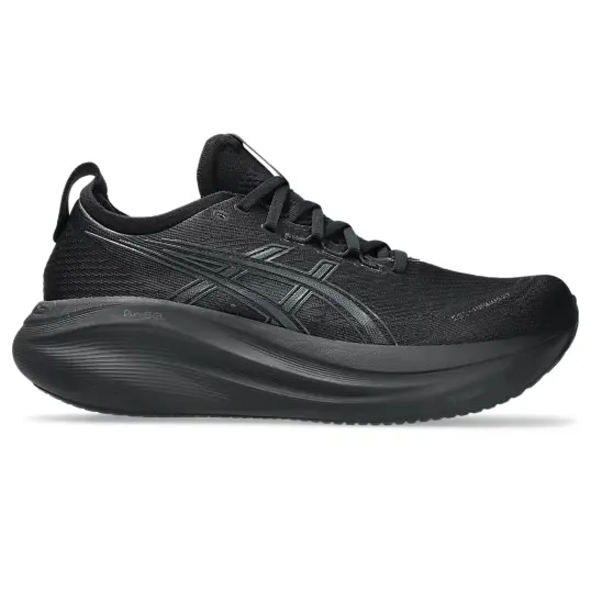 Cover image of BLACK/GRAPHITE GREY Asics Gel-Nimbus 27 Men's