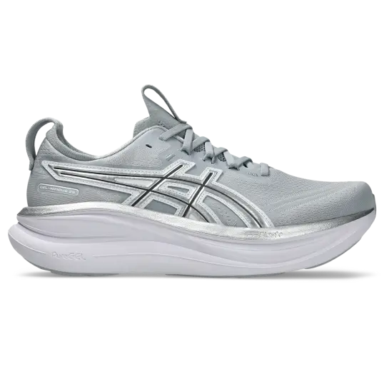Cover image of PIEDMONT GREY/PURE SILVER Asics Gel-Nimbus 28 Men's