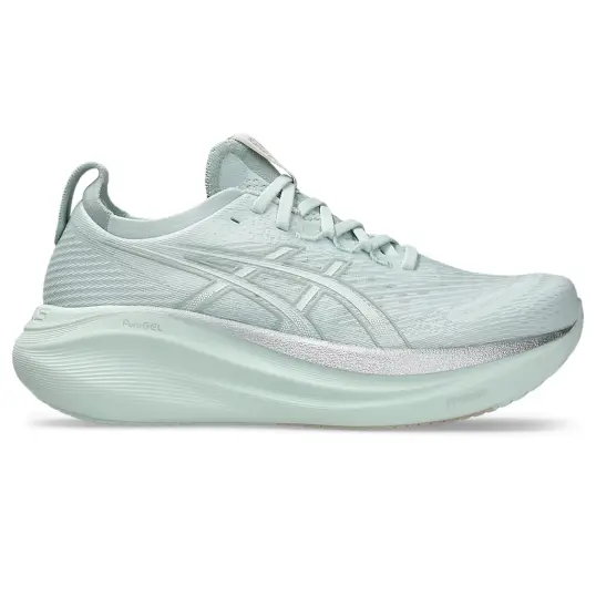 Cover image of PURE AQUA/WHITE Asics Gel-Nimbus 27 Women's