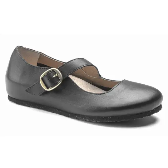 Cover image of Black Birkenstock Tracy Leather Regular Women's