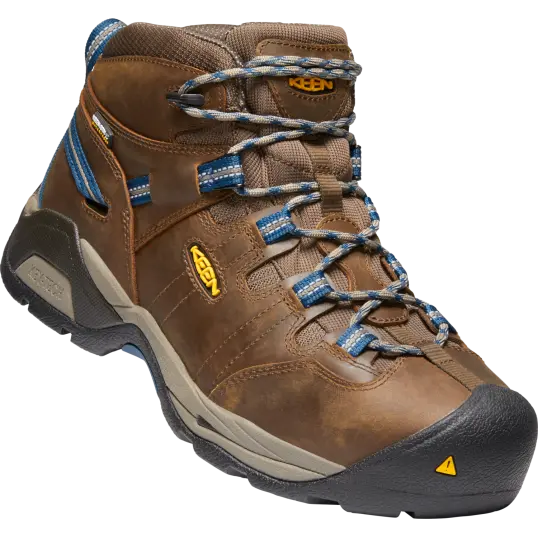 Cover image of CASCADE BROWN/GUM Keen Utility Detroit XT Mid Waterproof Safety Toe Men's