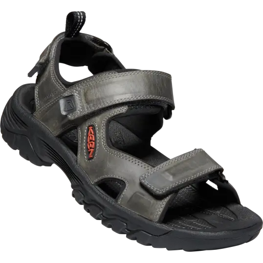 Cover image of GREY/BLACK Keen Targhee III Open Toe Sandal Men's