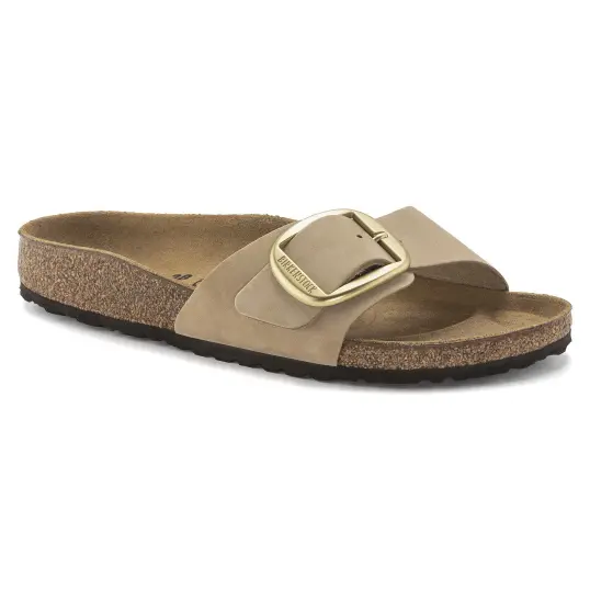 Cover image of SANDCASTLE Birkenstock Madrid Big Buckle Nubuck Narrow Women's