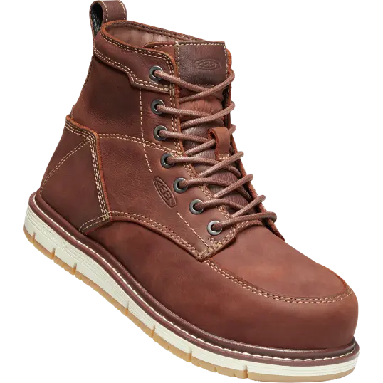 Cover image of GINGERBREAD/GUM Keen Utility San Jose 6" Waterproof Boot Aluminum Toe Women's