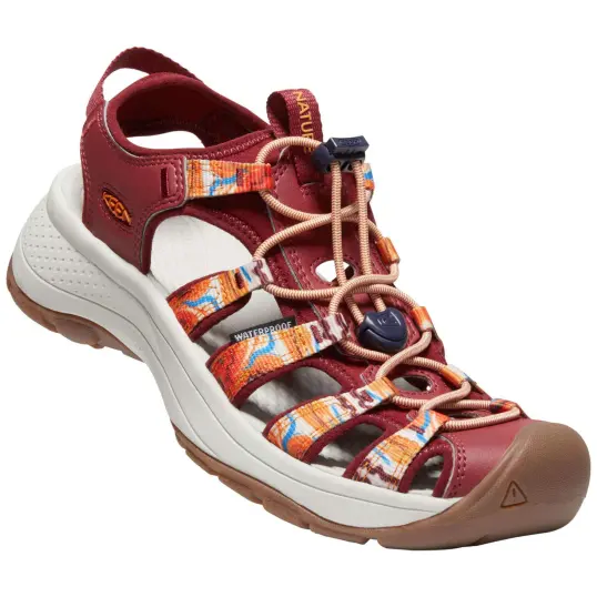Cover image of ORANGE WAVE / RED Keen Astoria West Sandal Women's