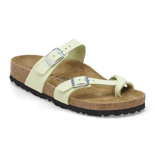 Cover image of FADED LIME Birkenstock Mayari Nubuck Leather Regular Women's