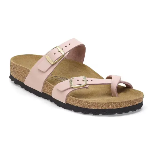 Cover image of SOFT PINK Birkenstock Mayari Nubuck Leather Regular Women's