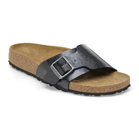 Cover image of GRACEFUL LICORICE Birkenstock Catalina Birko-Flor Narrow Women's