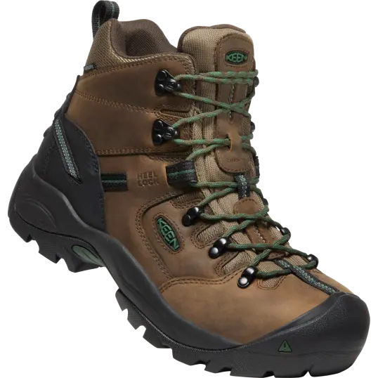 Cover image of CASCADE BROWN/GREENER PASTURES Keen Utility Pittsburgh Energy 6" Waterproof Carbon Toe Men's