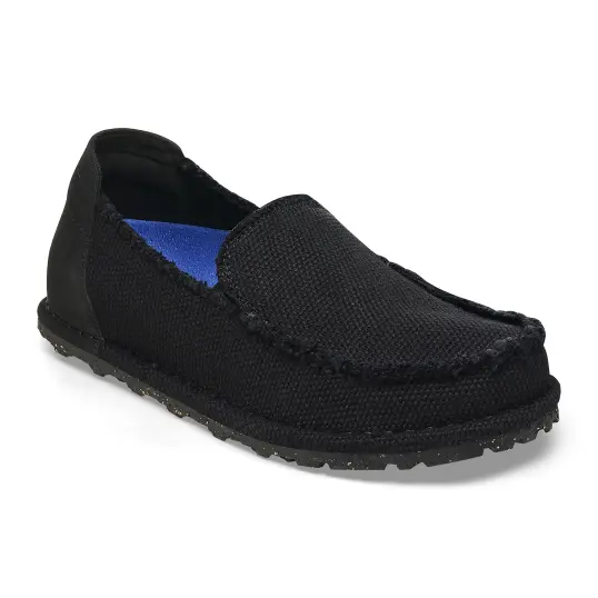 Cover image of BLACK Birkenstock Utti Slip On Textile Regular Men's