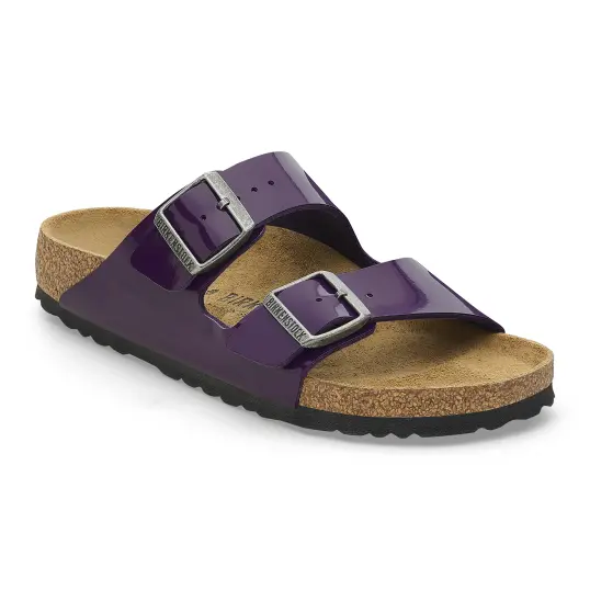 Cover image of ACAI PATENT Birkenstock Arizona Birko-Flor Patent Narrow Women's