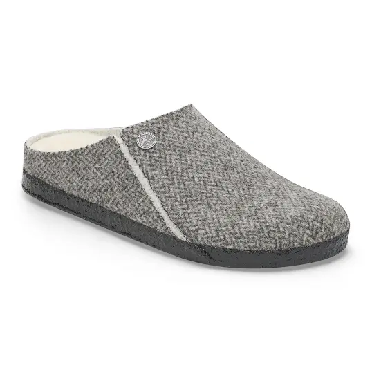 Cover image of Herringbone Gray Birkenstock Zermatt Wool Felt Regular Women's