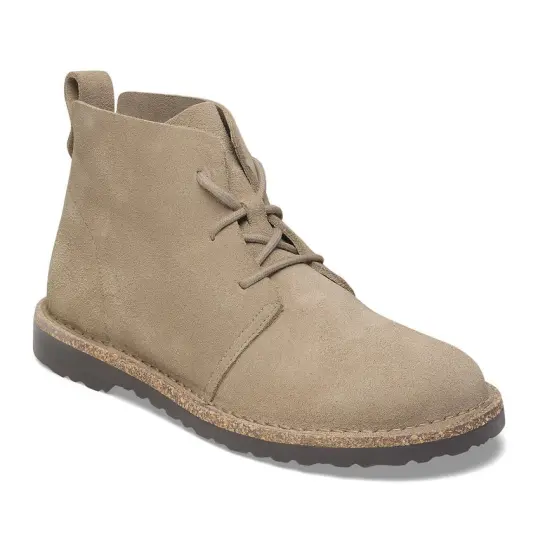 Cover image of TAUPE Birkenstock Uppsala Mid Suede Leather Regular Men's