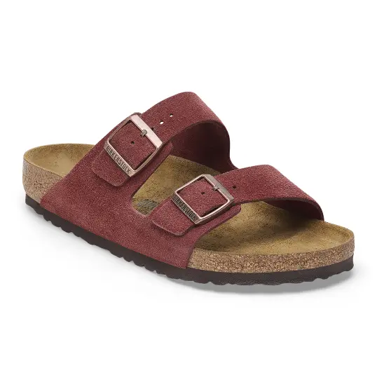 Cover image of ZINFANDEL Birkenstock Arizona Suede Leather Narrow Women's