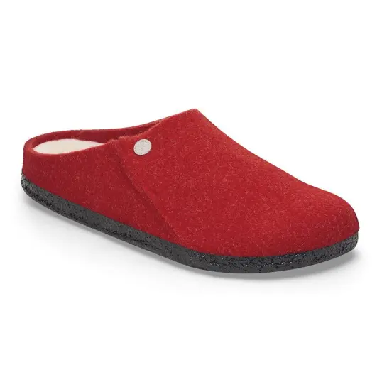 Cover image of ACTIVE RED Birkenstock Zermatt Shearling Wool Felt Narrow Women's