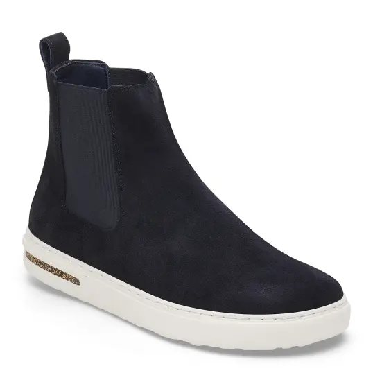 Cover image of MIDNIGHT Birkenstock Bend Chelsea Suede Leather Regular Men's