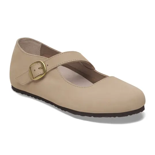 Cover image of SAND Birkenstock Tracy Nubuck Leather Narrow Women's