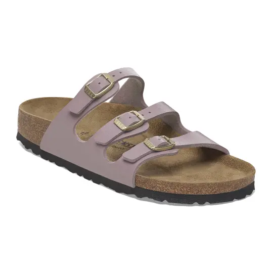 Cover image of Graceful Faded Purple Birkenstock Florida Birko-Flor Regular Women's