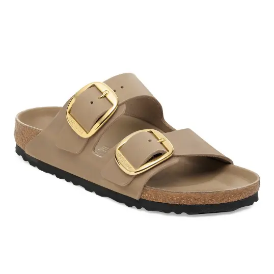 Cover image of TOBACCO Birkenstock Arizona Big Buckle Oiled Leather Narrow Women's