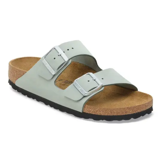 Cover image of PURE SAGE Birkenstock Arizona Nubuck Leather Regular Women's