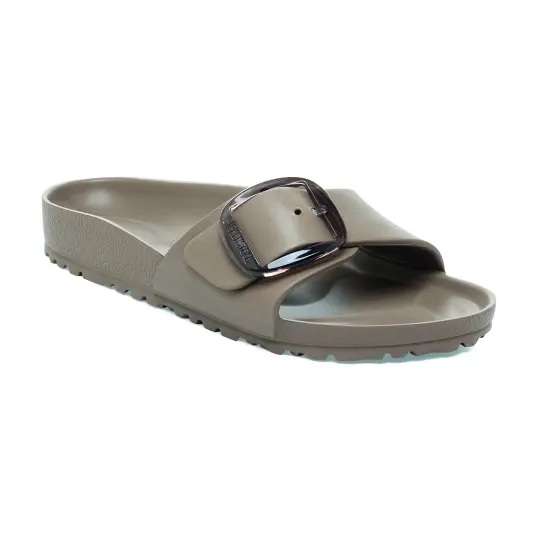 Cover image of GRAY TAUPE Birkenstock Madrid Big Buckle EVA Narrow Women's