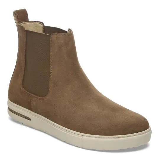 Cover image of DARK TEA Birkenstock Bend Chelsea Leather Narrow Women's