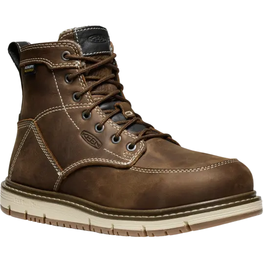 Cover image of CASCADE BROWN/GUM Keen Utility San Jose 6" Waterproof Boot Aluminum Toe Women's