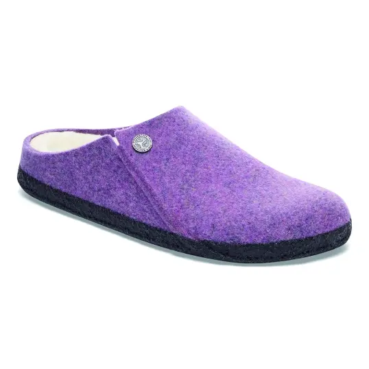Cover image of Mauve Melange Birkenstock Zermatt Shearling Wool Felt Narrow Women's