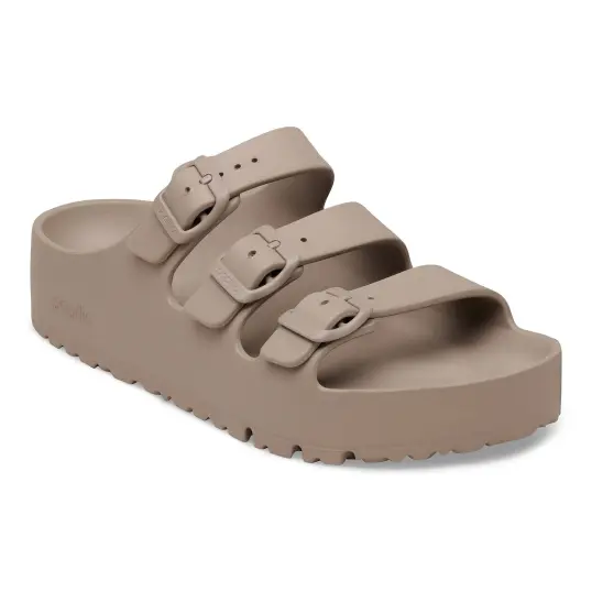 Cover image of GRAY TAUPE Birkenstock Florida III Flex Platform EVA Narrow Women's