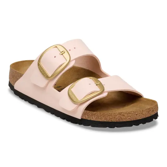 Cover image of LIGHT ROSE Birkenstock Arizona Big Buckle Birkibuc Narrow Women's