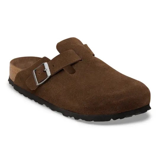 Cover image of CARAFE Birkenstock Boston Soft Footbed Suede Narrow Women's