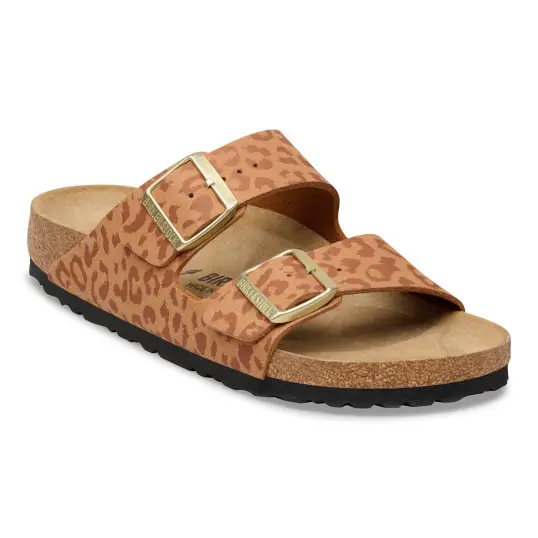 Cover image of Leo Pecan Birkenstock Arizona Birki Narrow Women's