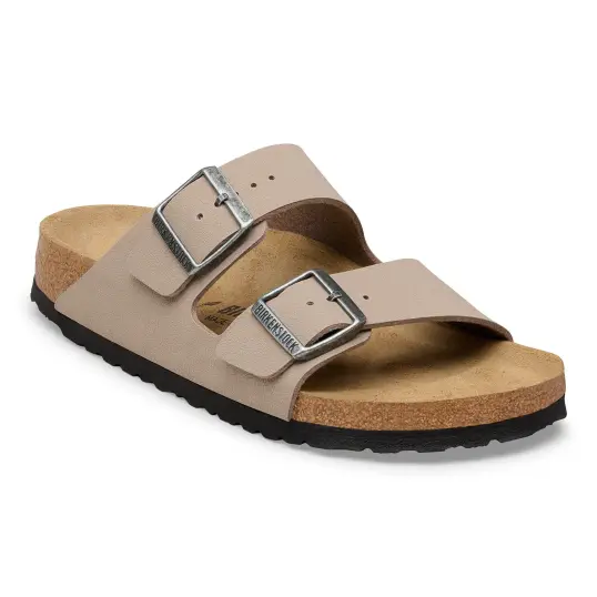 Cover image of GRAY TAUPE Birkenstock Arizona Birkibuc Regular Men's