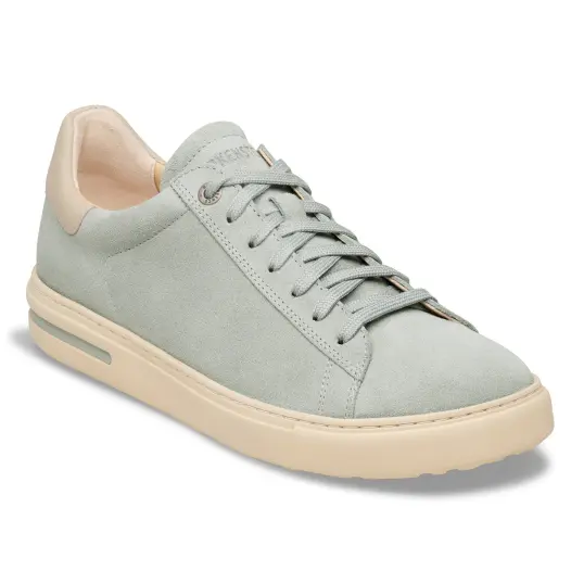 Cover image of Pure Sage/Oyster Birkenstock Bend Suede Narrow Women's