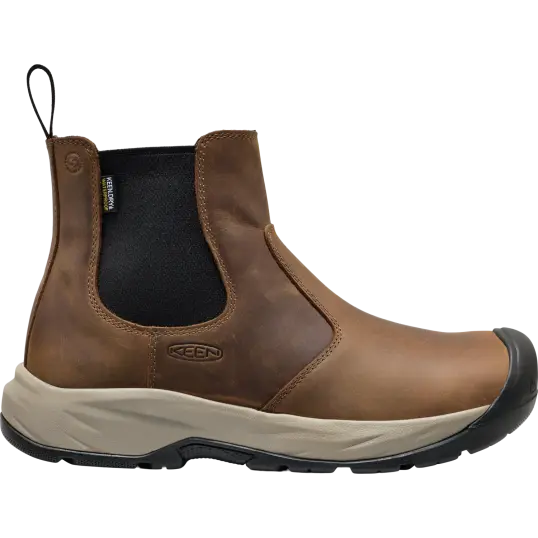 Cover image of Dark Earth|Black Keen Utility Highframe Chelsea Waterproof Soft Toe Men's