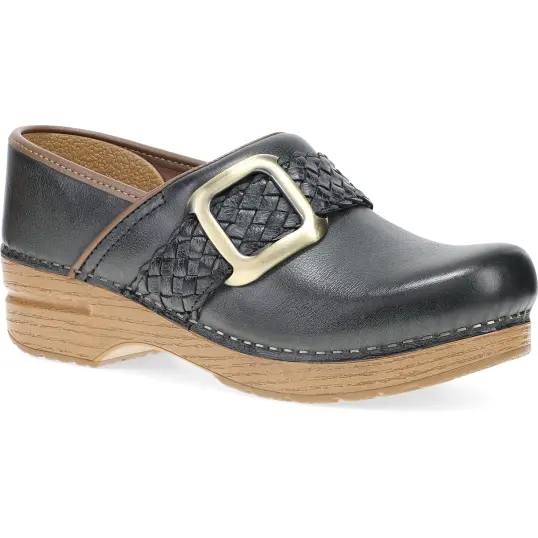 Cover image of BLACK Dansko Pro Braided Clog Women's