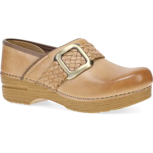 Cover image of HONEY DISTRESSED Dansko Pro Braided Clog Women's