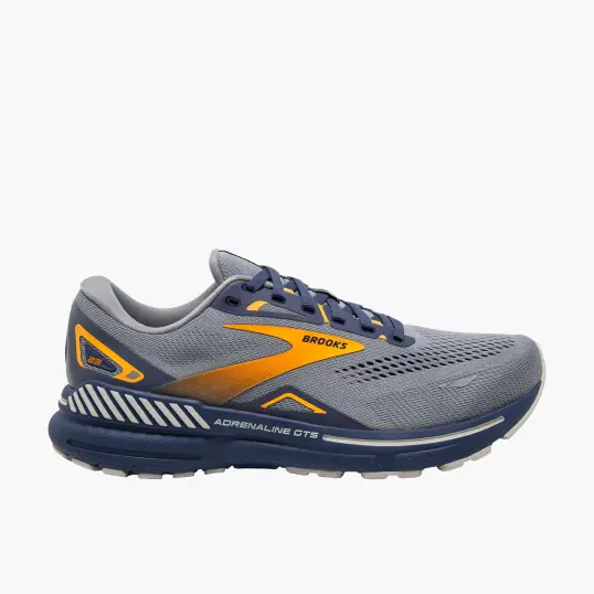 Cover image of Grey/Crown Blue/Orange Brooks Adrenaline GTS 23 Men's