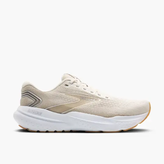Cover image of Khaki/Silver/White Brooks Glycerin 21 Men's