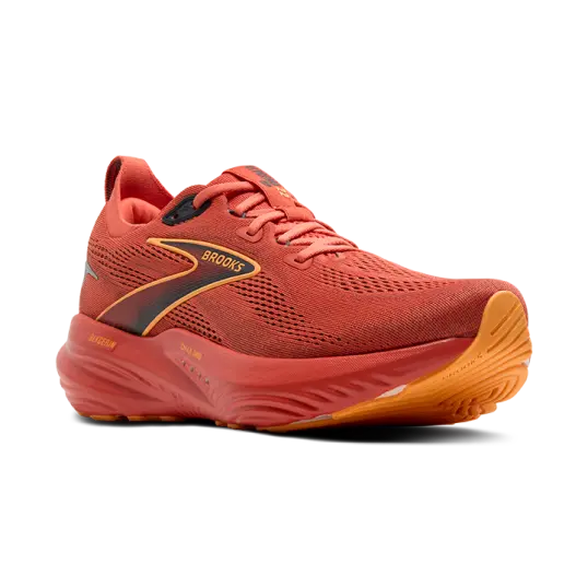 Cover image of Burnt Sienna/Ebony/Orange Brooks Glycerin 22 Men's