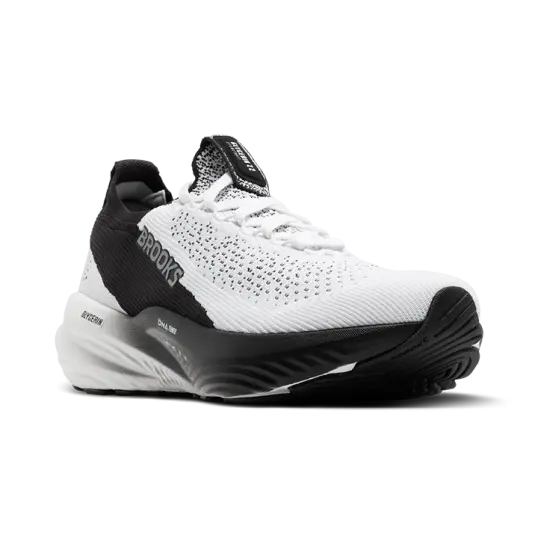 Cover image of WHITE/GREY/BLACK Brooks Glycerin StealthFit 22 Men's