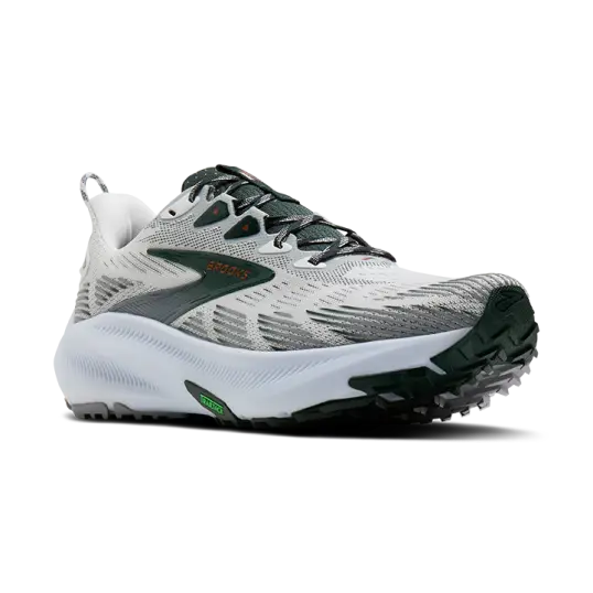 Cover image of White | Grey | Green Brooks Ghost Trail Men's