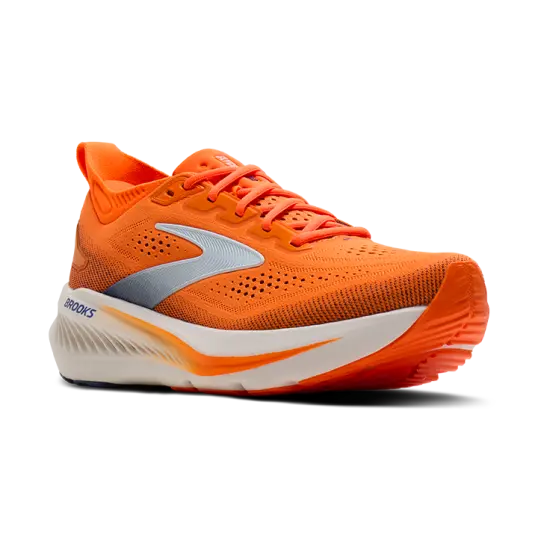 Cover image of Shocking Orange/Blue/White Brooks Glycerin 23 Men's