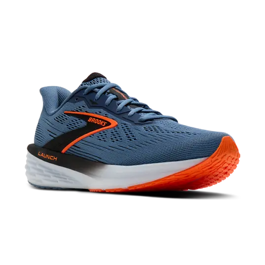 Cover image of Moonlight | Black | Orange Brooks Launch 12 Men's