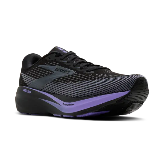 Cover image of Black | Grey | Purple Hebe Brooks Ghost Amp Men's