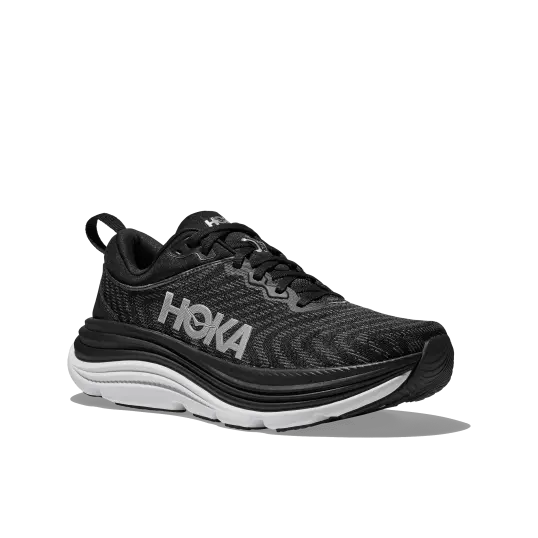 Cover image of BLACK/WHITE Hoka Gaviota 5 Men's