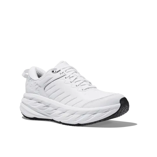 Cover image of White Hoka Bondi SR Women's