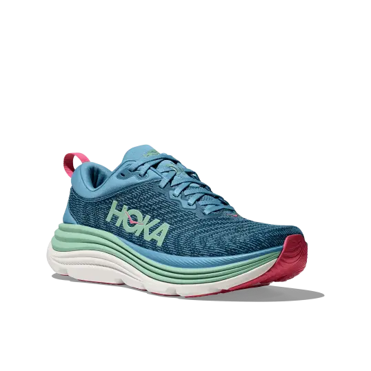 Cover image of Alpine Blue/Jadeite Hoka Gaviota 5 Women's