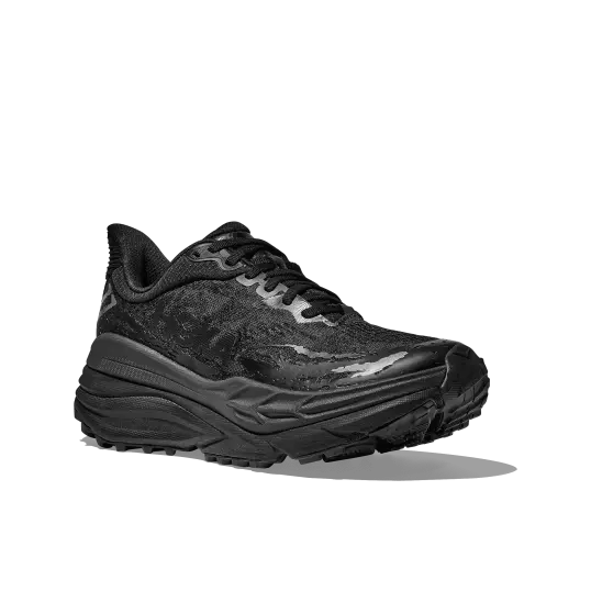 Cover image of Black/Black Hoka Stinson 7 Men's